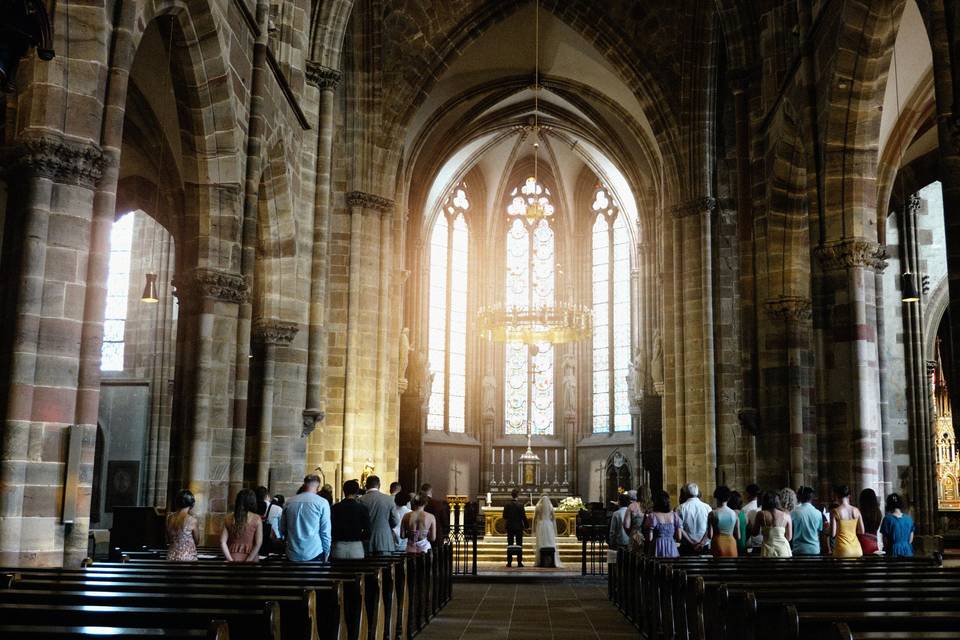 Cérémonie à l'Eglise