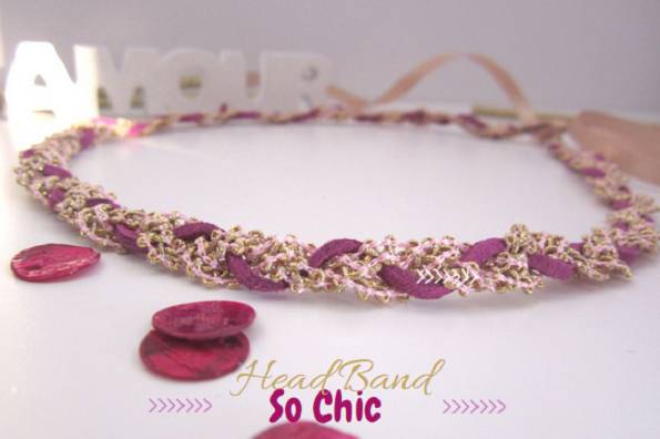 Headband tressé très chic