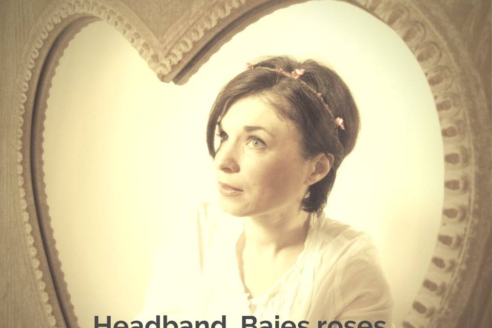 Head band baie rose