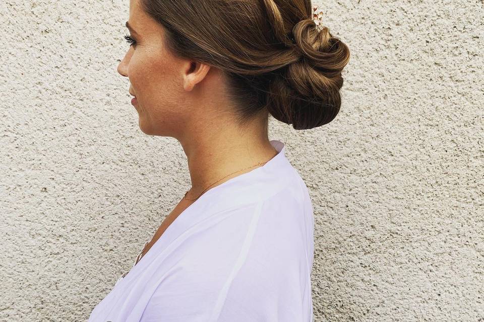 Chignon bohème