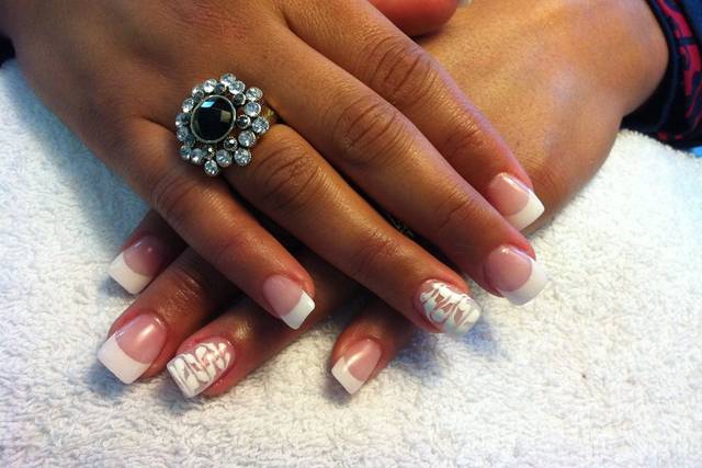 Pose complète gel French