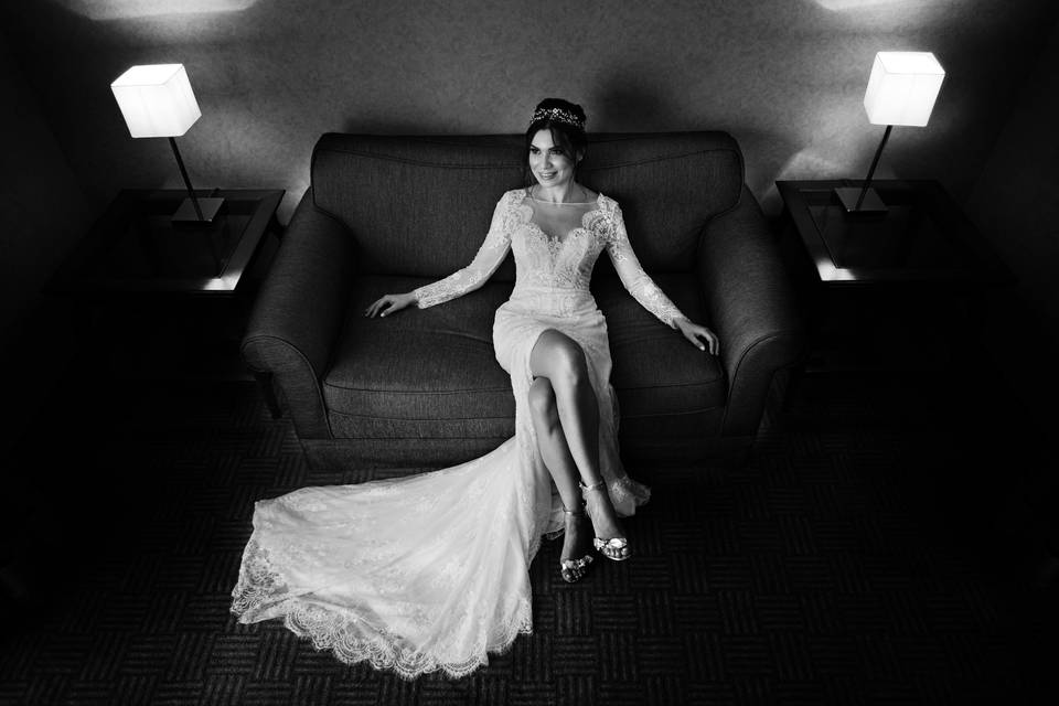 Portrait de mariée