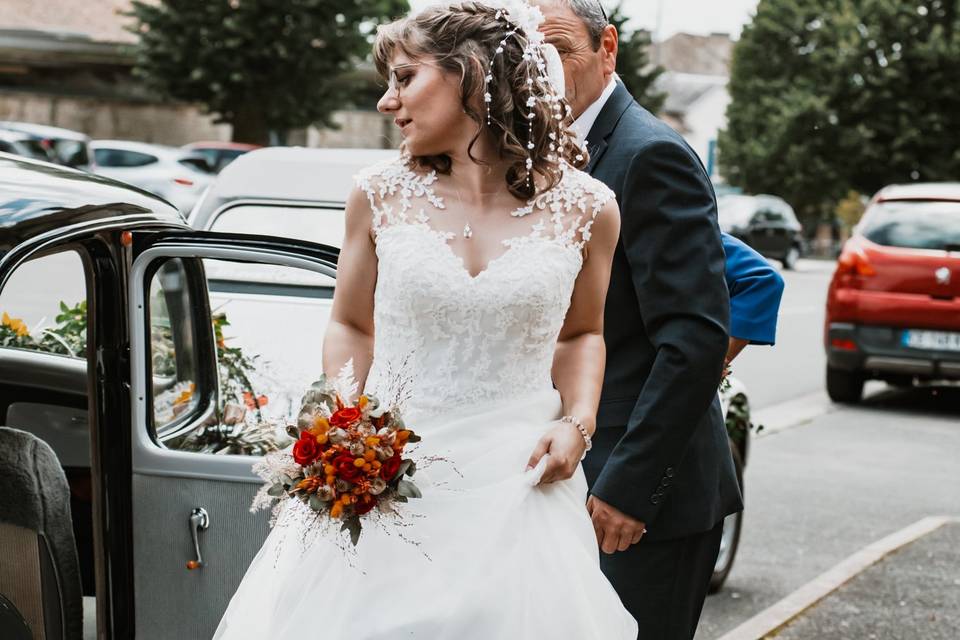 Arrivée de la mariée