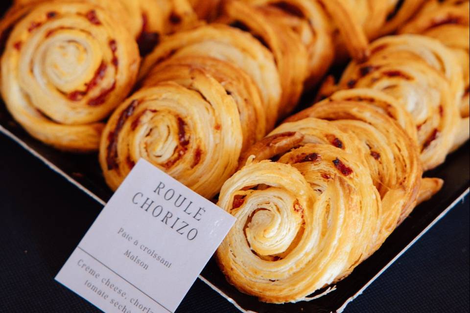 Roulé chorizo/tomate séché