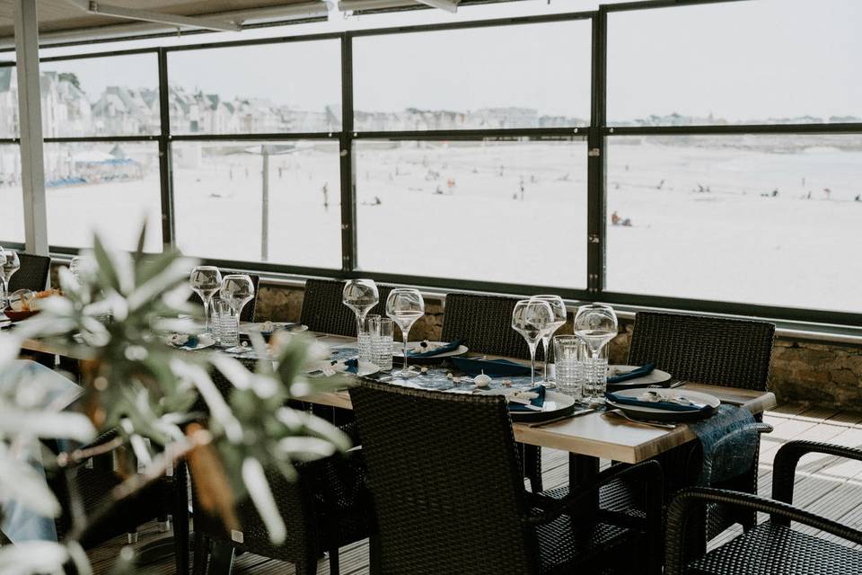 Photo table terrasse