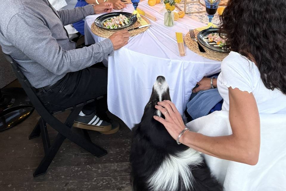 Service à table