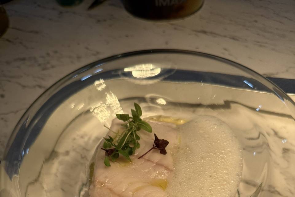 Loup de mer et fregola