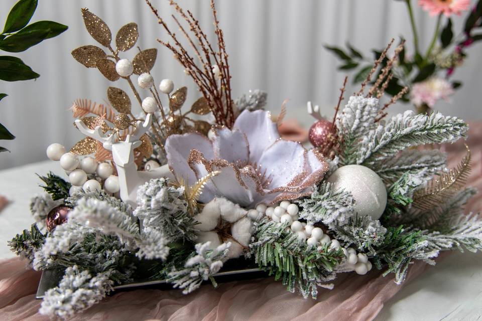 Thème Noël rose