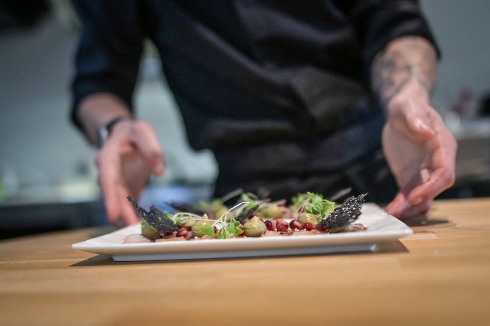 Carpaccio de maigre