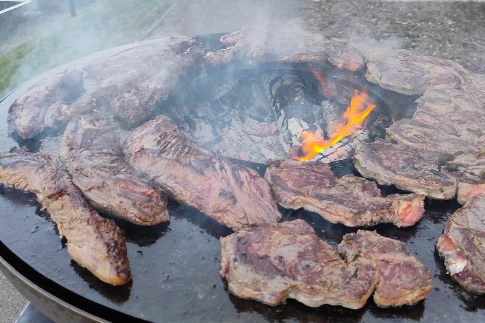 Onglet entier au brasero