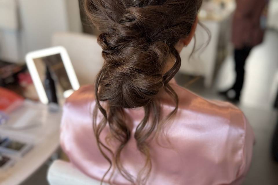 Chignon bohème