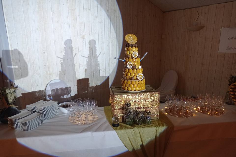 Éclairage gâteau