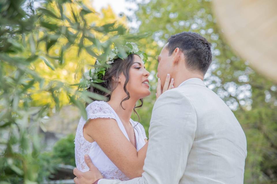 La mariée et son papa