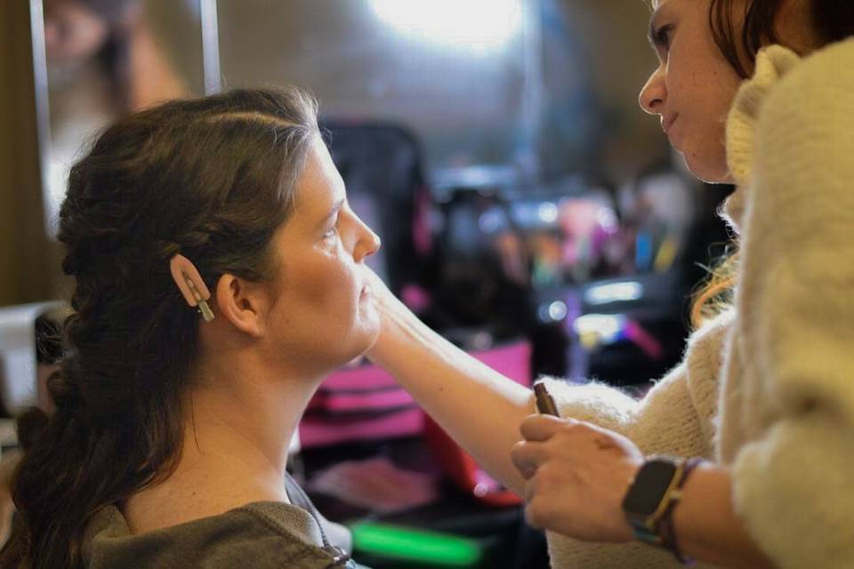 Maquillage de la mariée