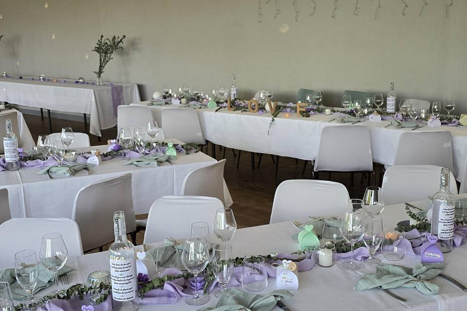 Diner salle des fêtes