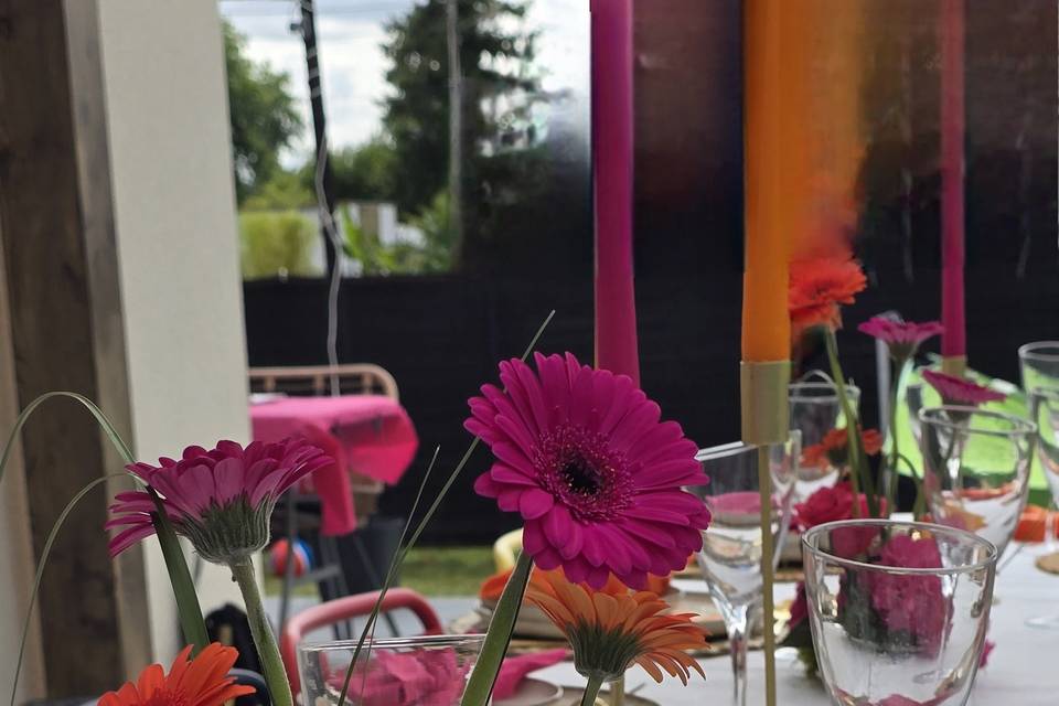 Anniversaire sur terrasse