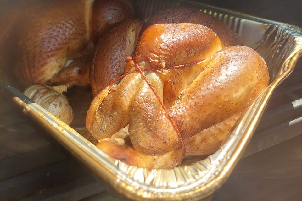 Poulet fumé