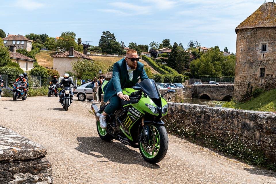 Moto mariage