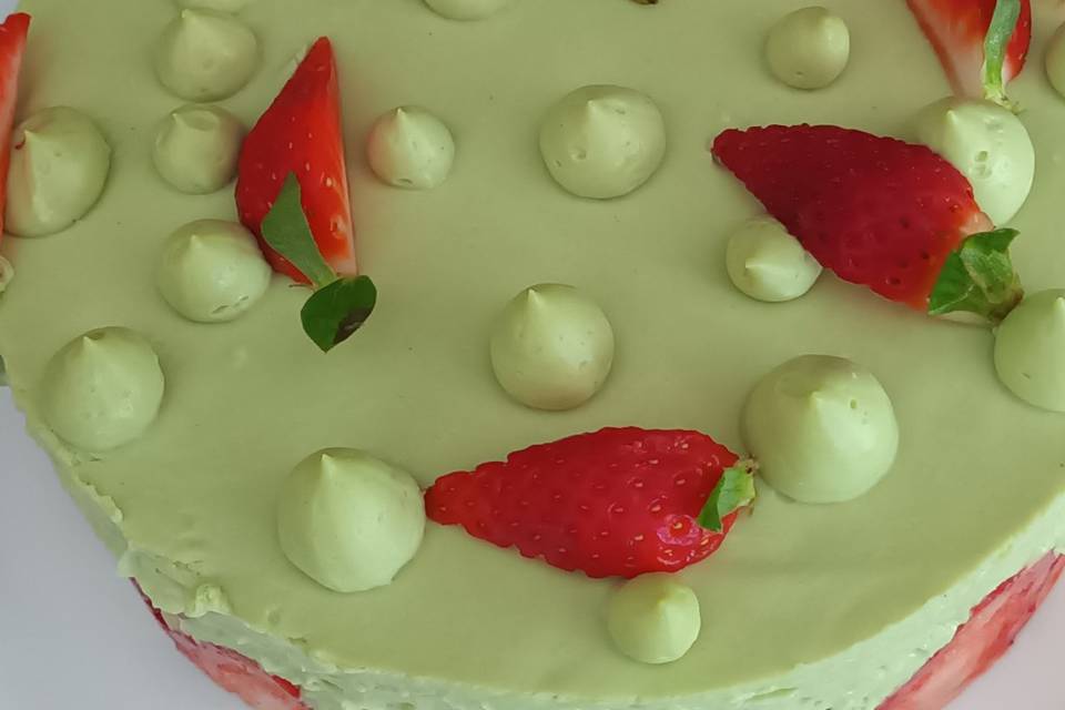 Fraisier pistache