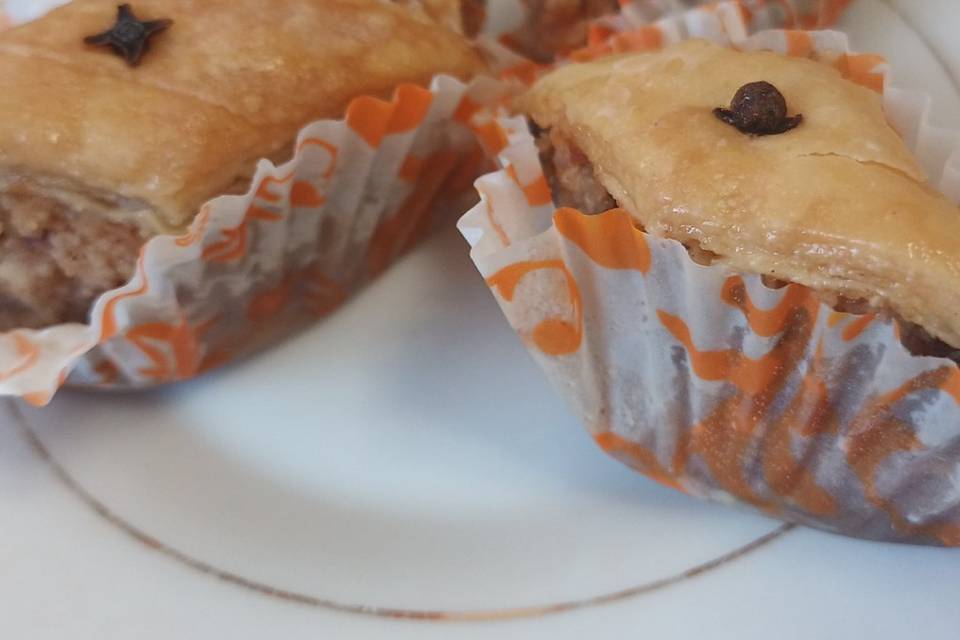 Baklawas amandes noix