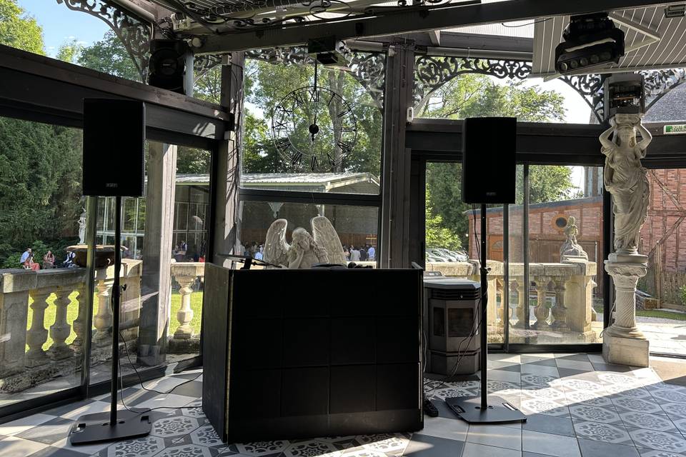 Soirée mariage véranda