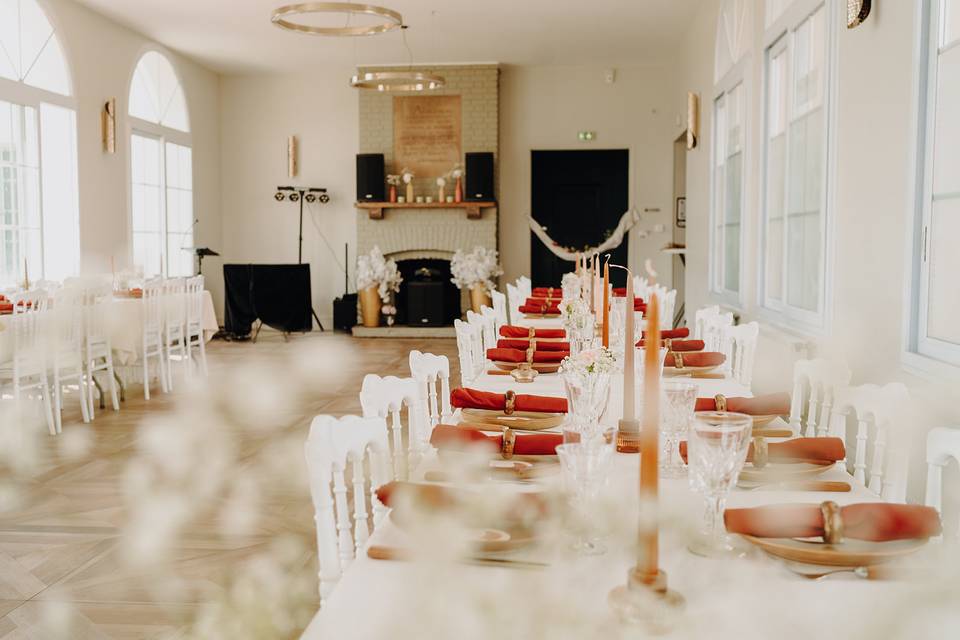 Installation dîner