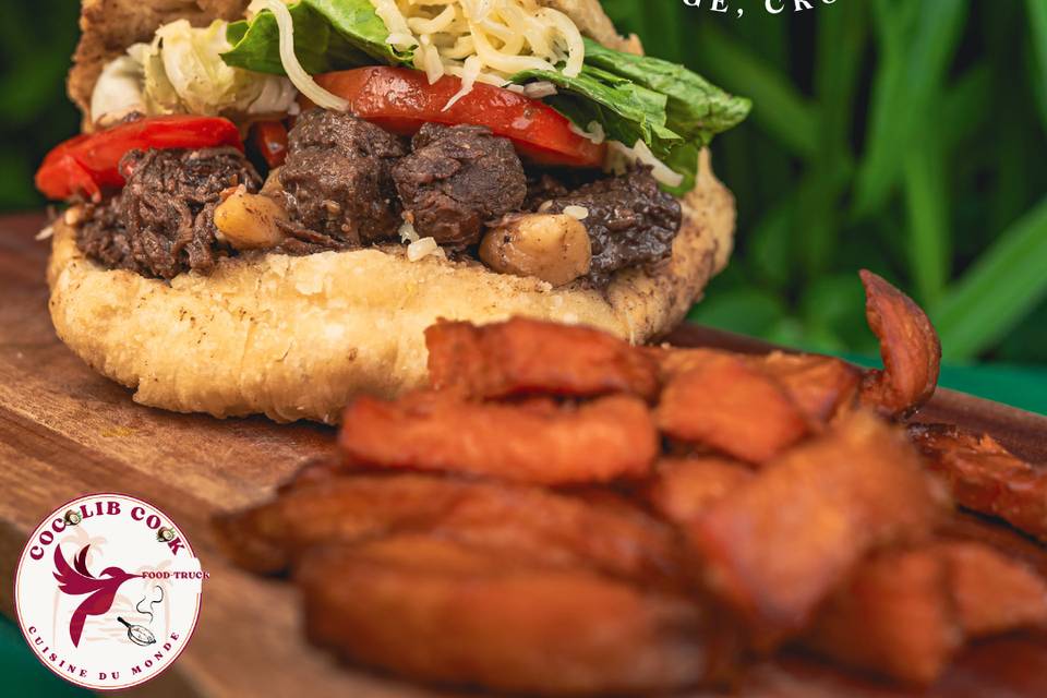 Bokit: burger guadeloupéen