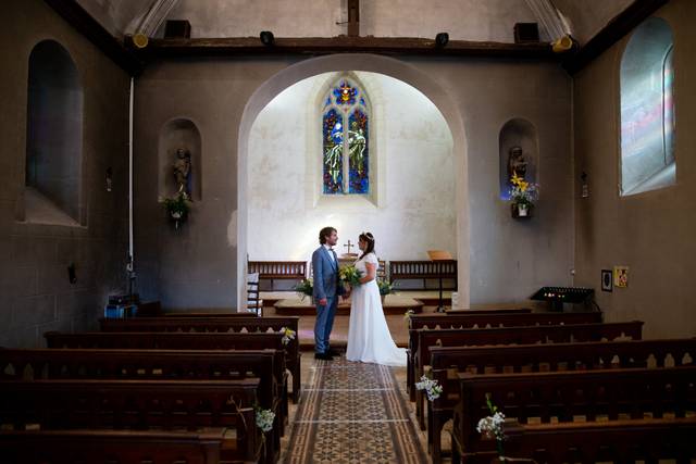 Photo à l'église