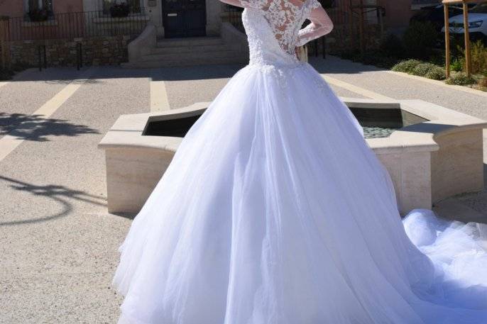 Ebelz Robe de mariée colorée de Haute qualité pour la Coutume de Partie/Mariage 