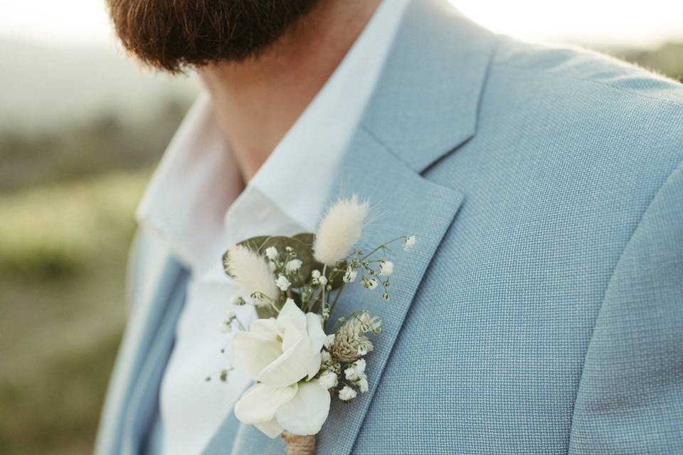 Boutonnière marié