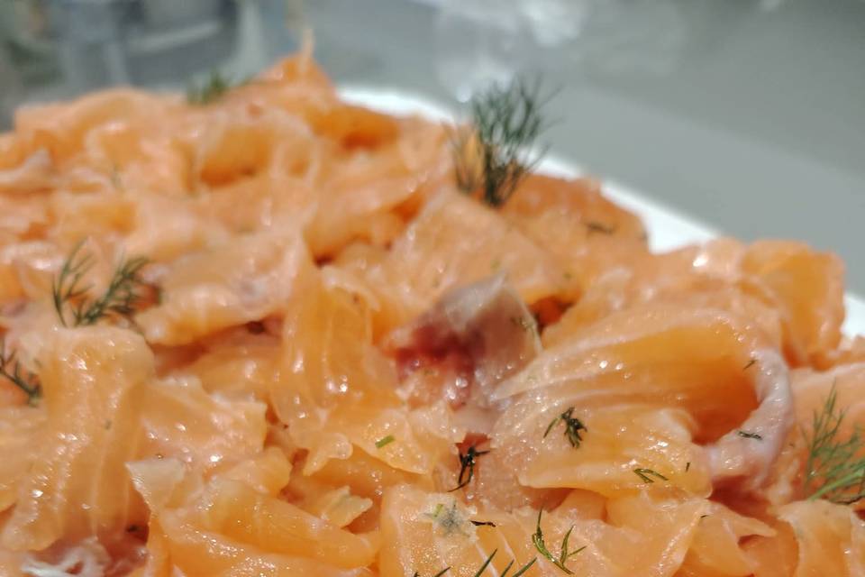 Saumon gravelax
