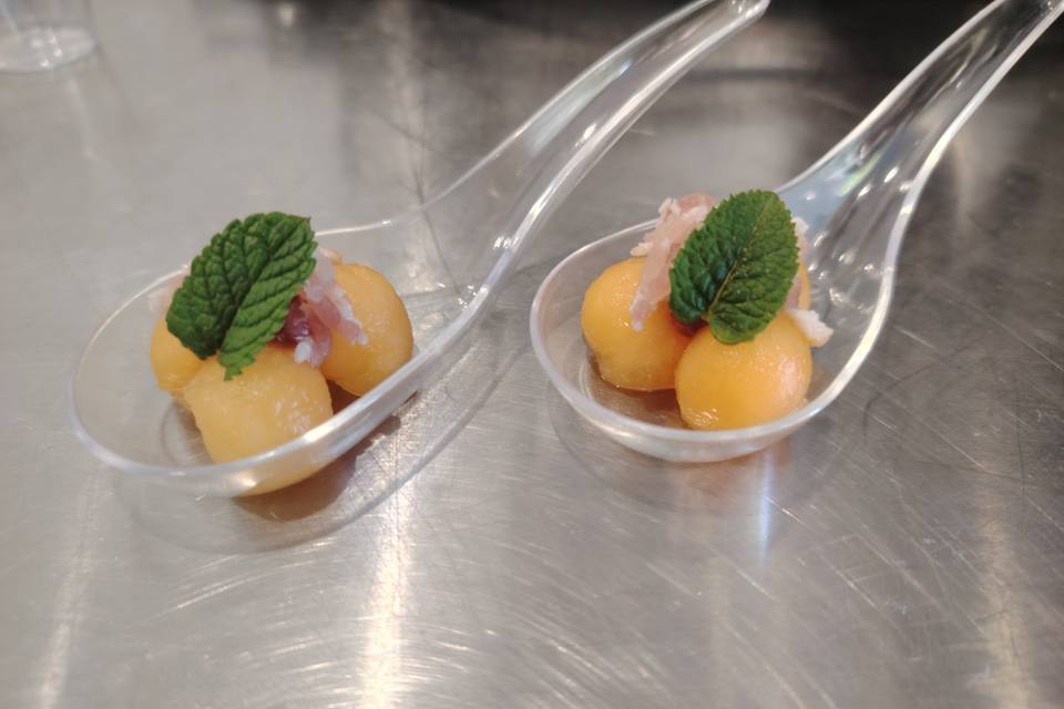 Melon, jambon, figue