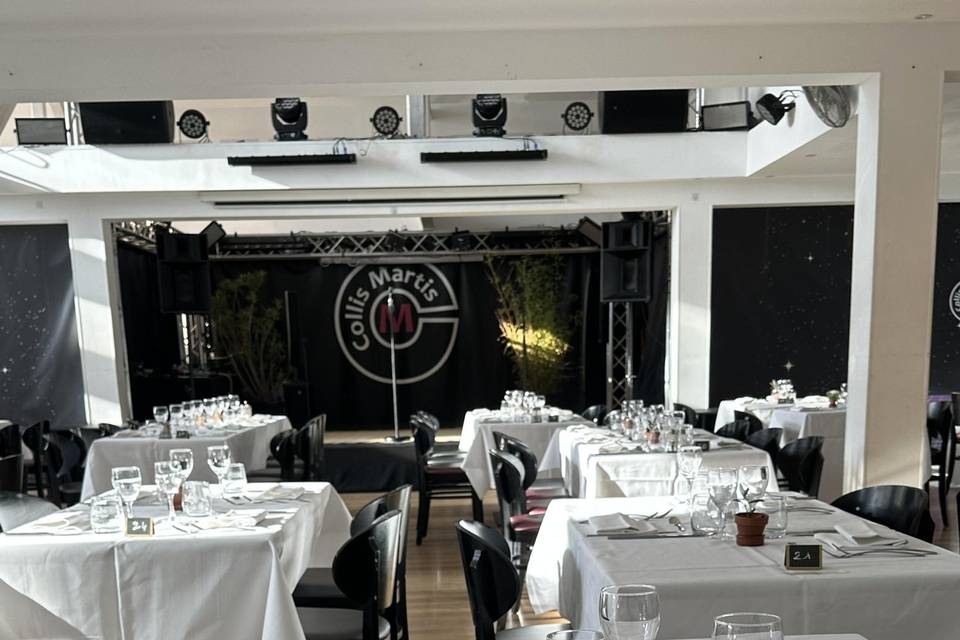 Salle principale, thème blanc