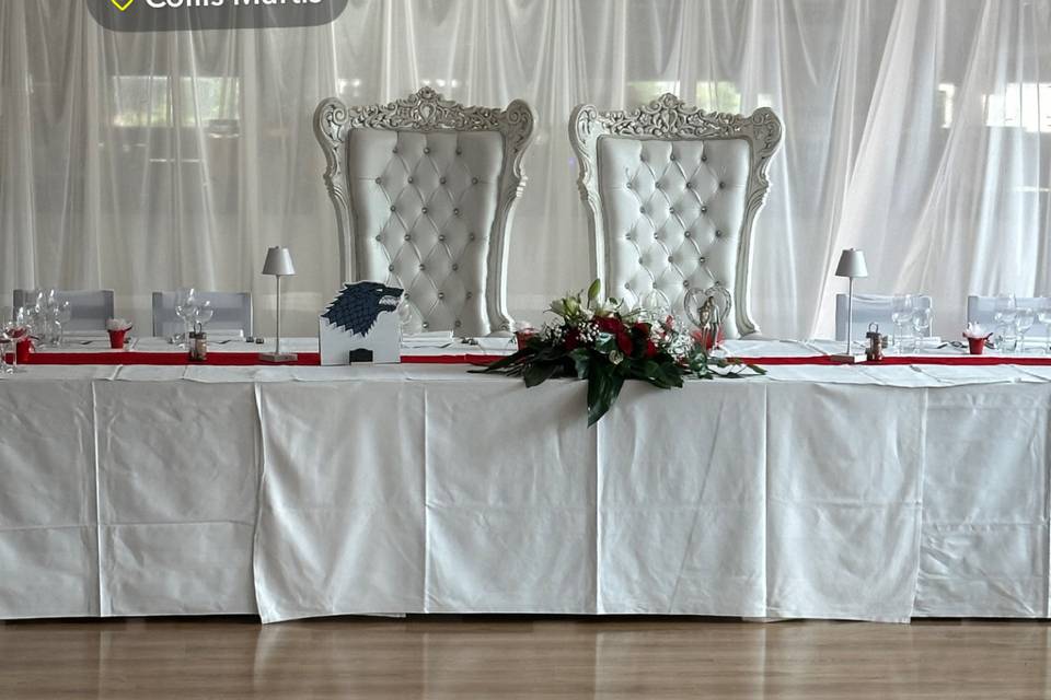 Chaises des mariés