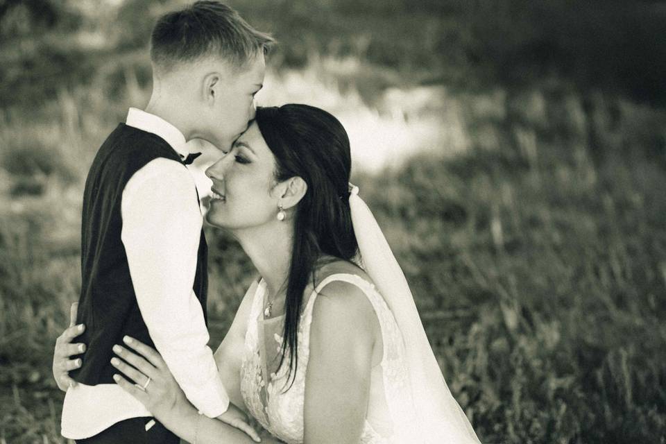 Fils / maman /bride