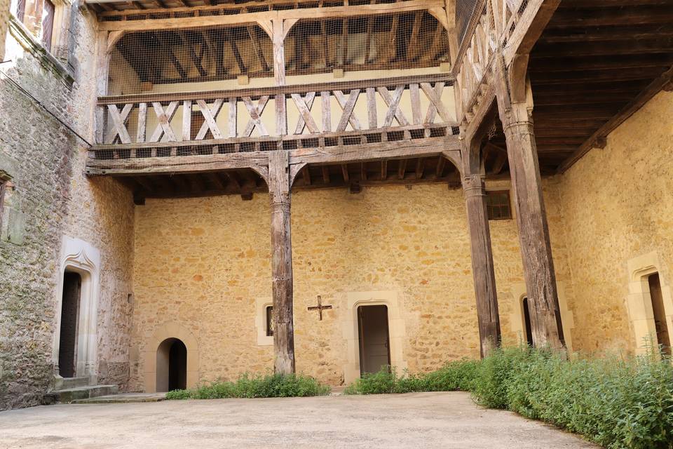Cour intérieure pour cocktails