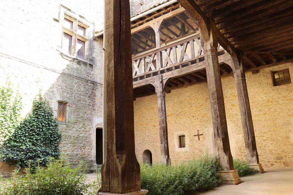 Cour intérieure pour cocktails