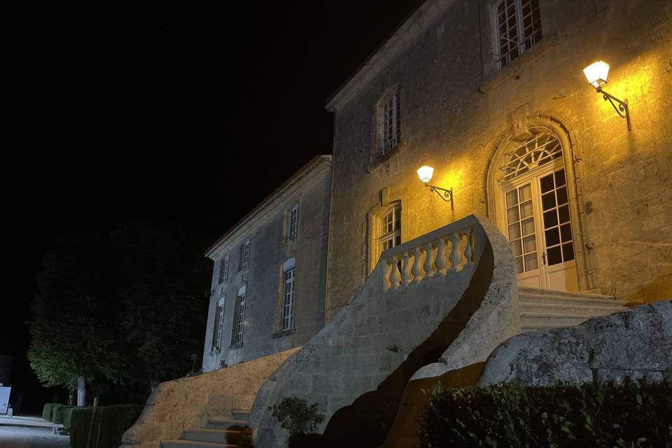 Le perron de nuit