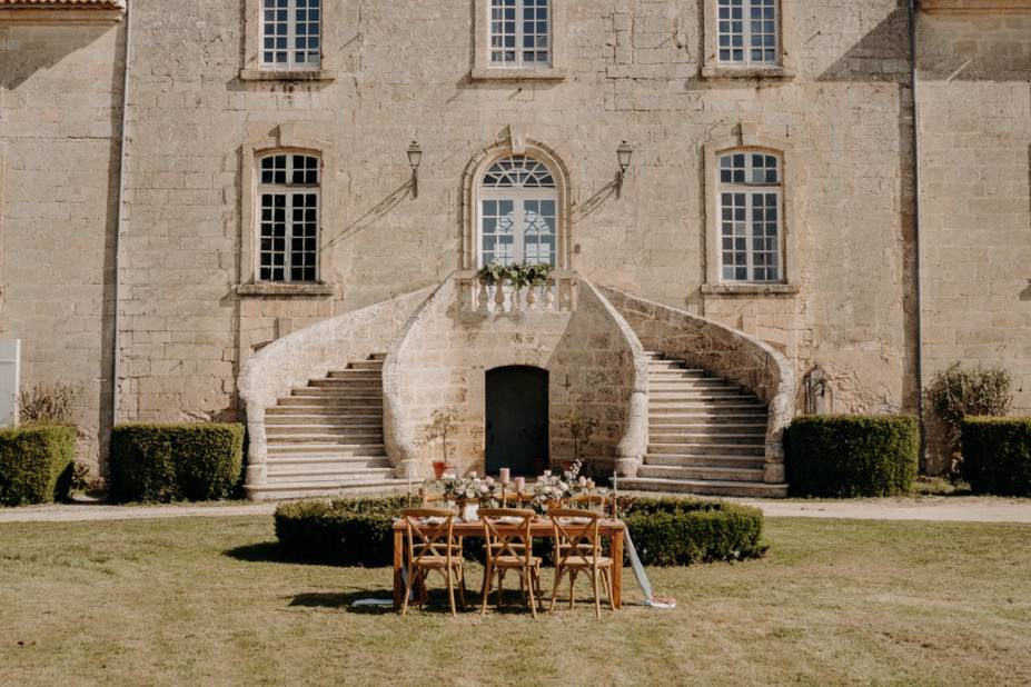 Devant le château