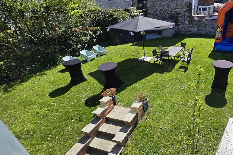 Jardin salle Veni&Vidi