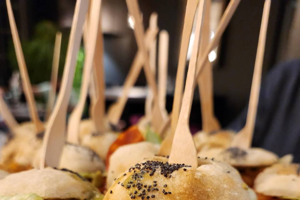 Mini burger de poulet