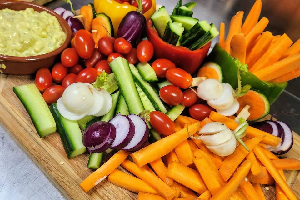 Planche de crudités