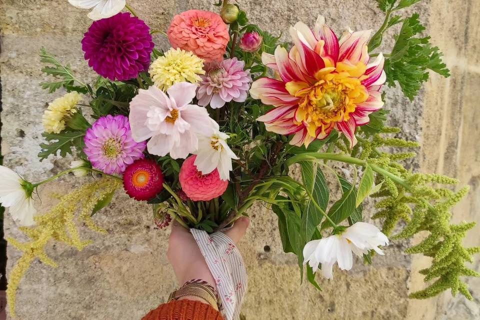 Bouquet flou