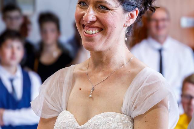 Une future mariée rayonnante
