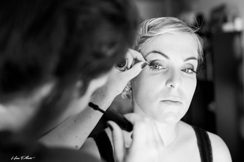 Maquillage de la mariée