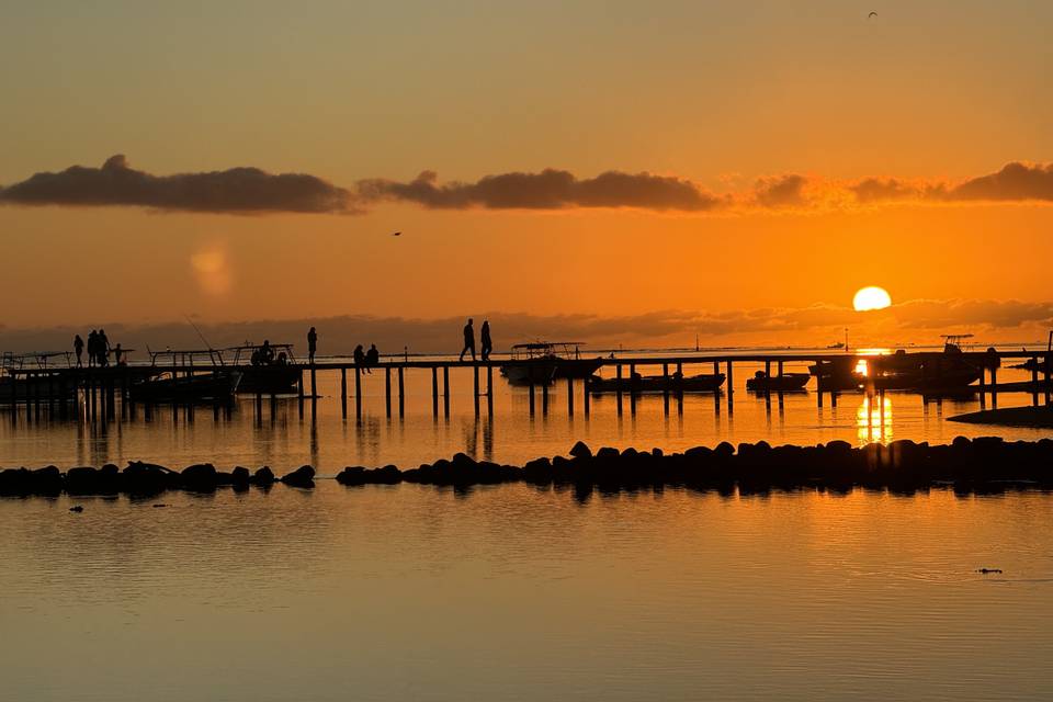 Coucher de soleil à Raiatea