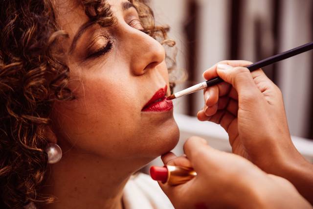 Une belle bouche rouge
