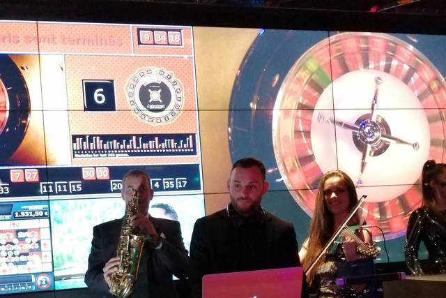 Casino aix sax DJ violon