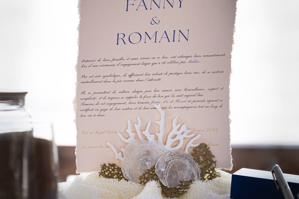 Le certificat d'engagement