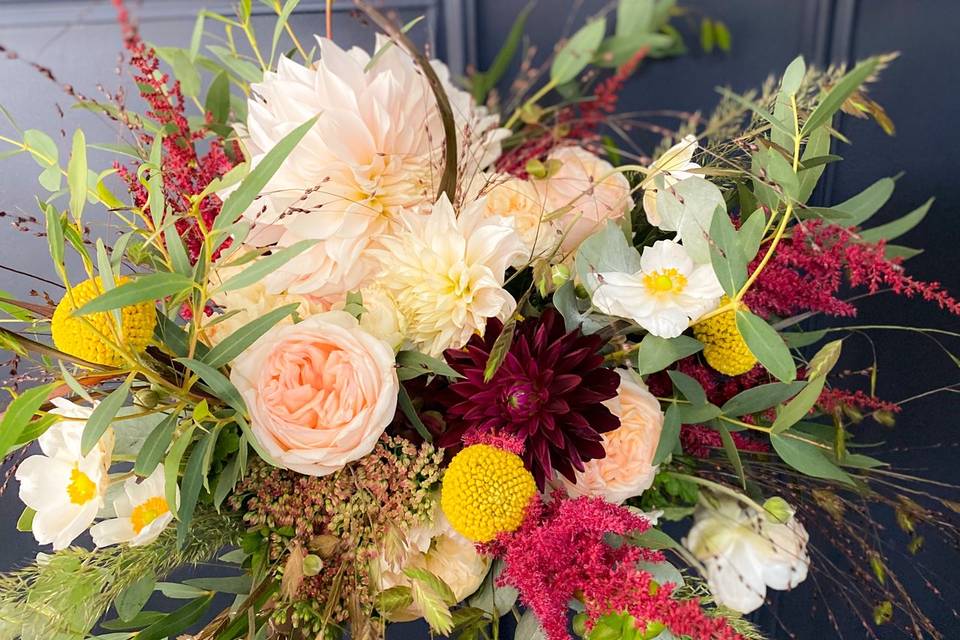 Bouquet de mariée champêtre